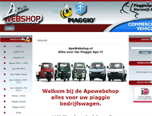 Tablet Screenshot of apewebshop.nl
